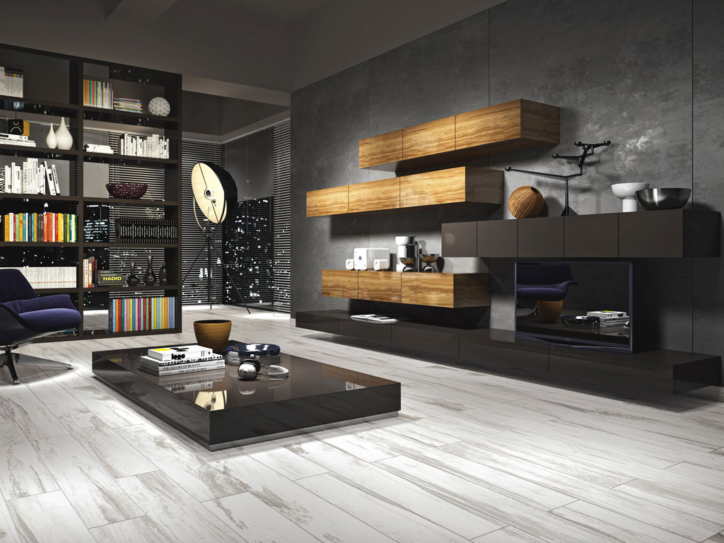 Pavimenti effetto legno bianco: bagno con pavimento effetto legno ...