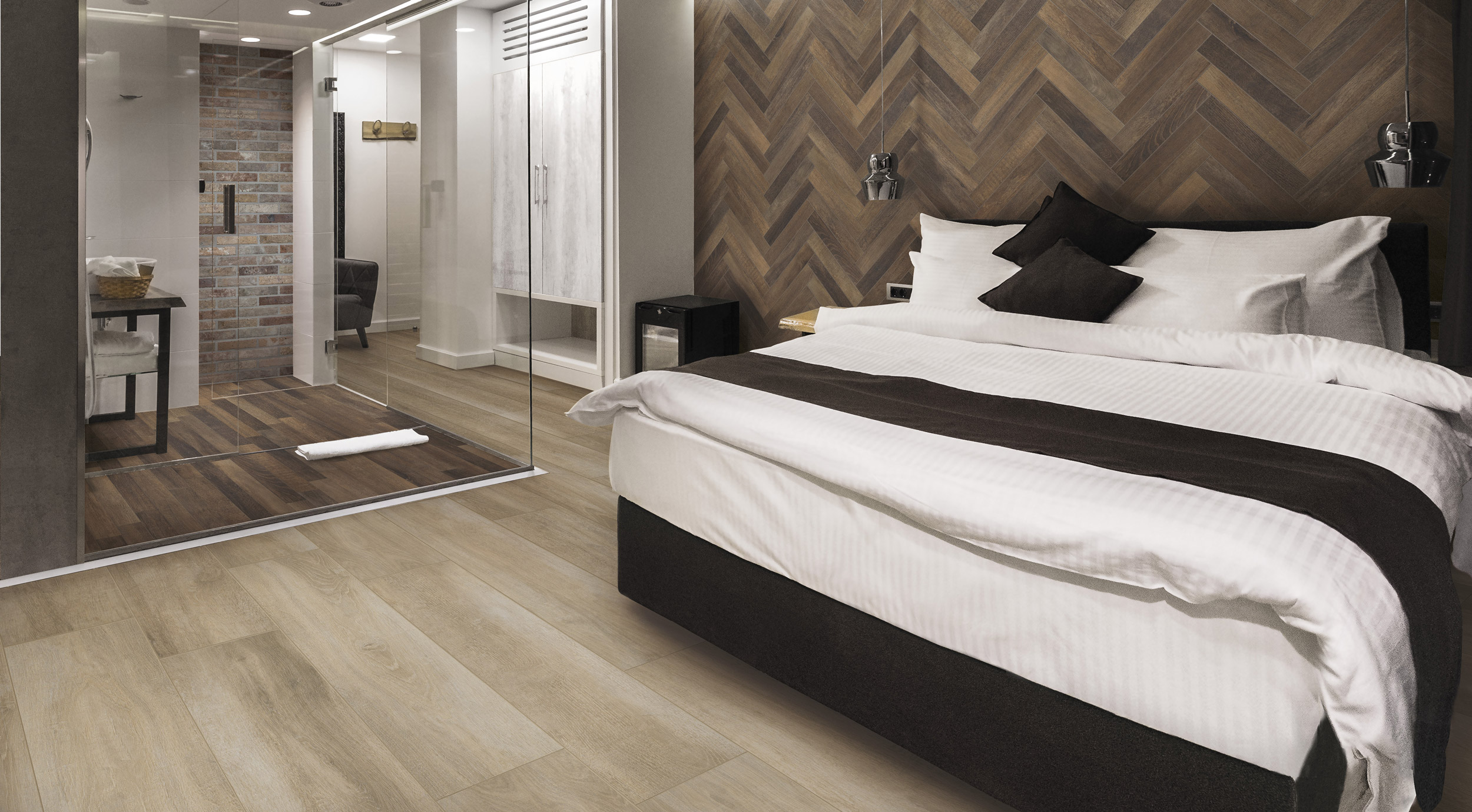 GREENWOOD Ceramica Rondine Modern room design, Bedroom flooring