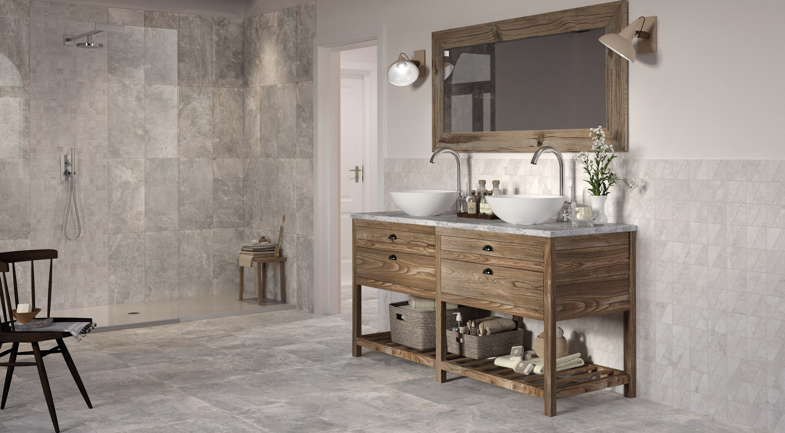 Mattonelle E Pavimenti Bagno In Gres Porcellanato E Ceramica Ceramica Rondine