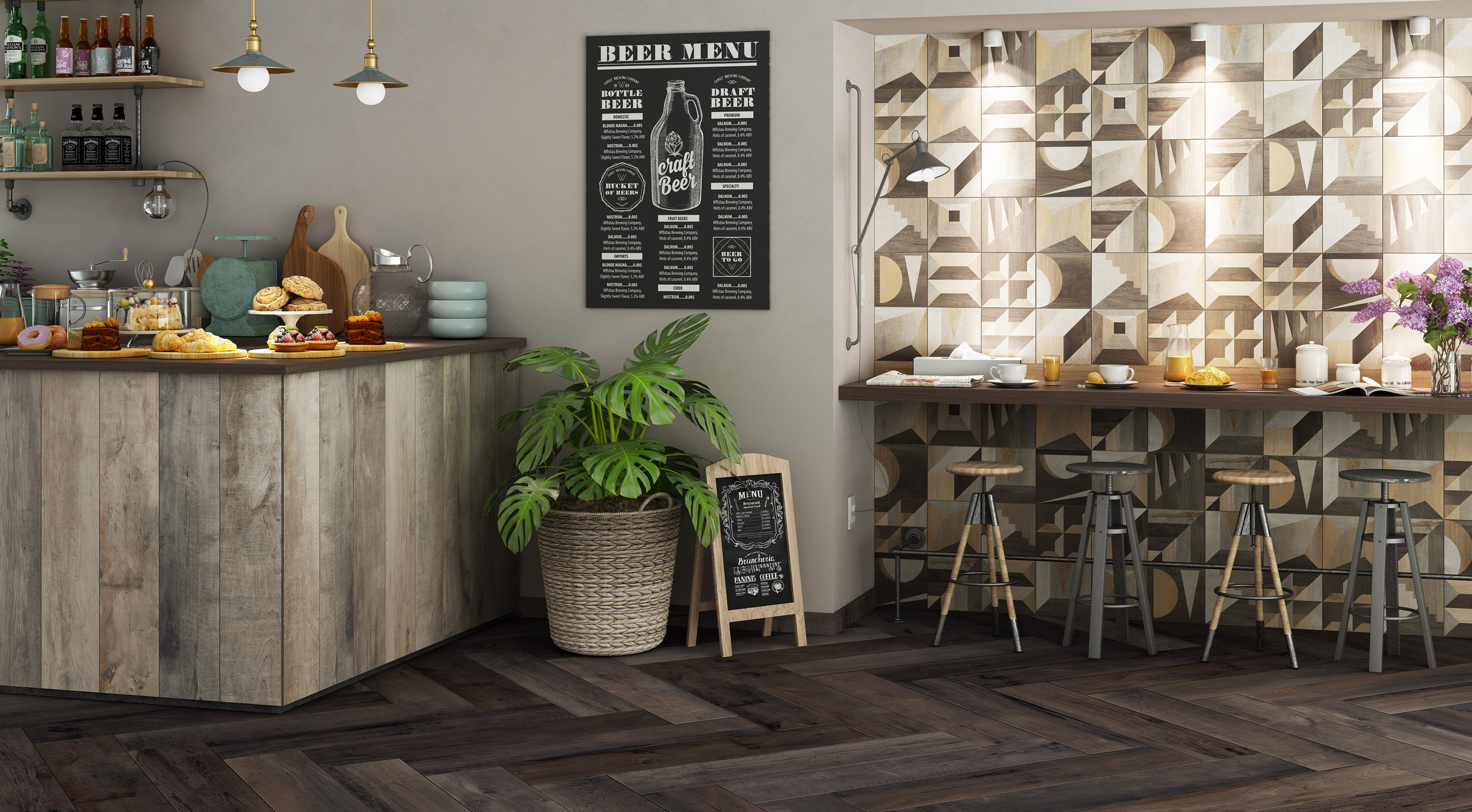 Tiles for Business Activities Aspen by Ceramica Rondine