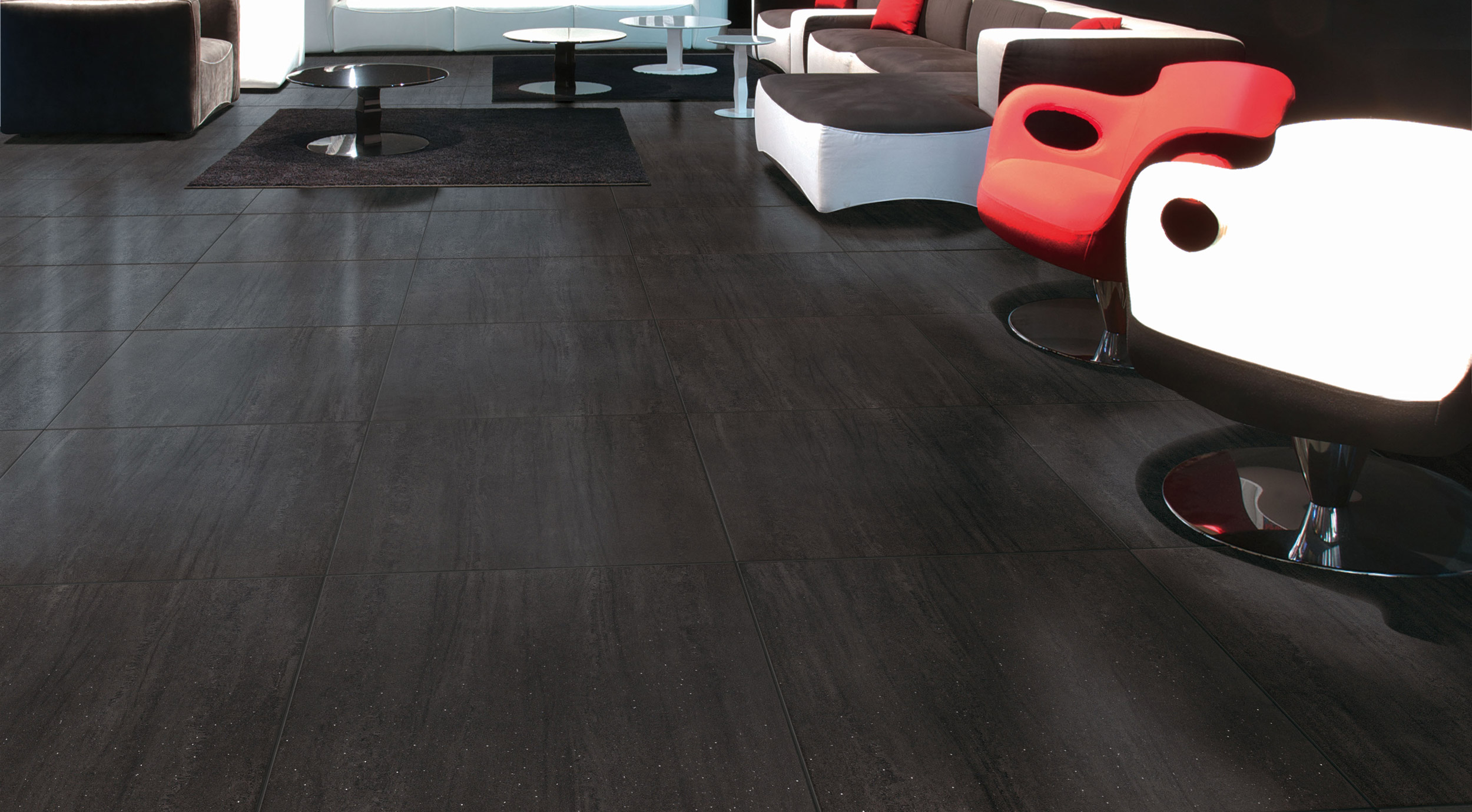Carrelage noir Contract by Ceramica Rondine