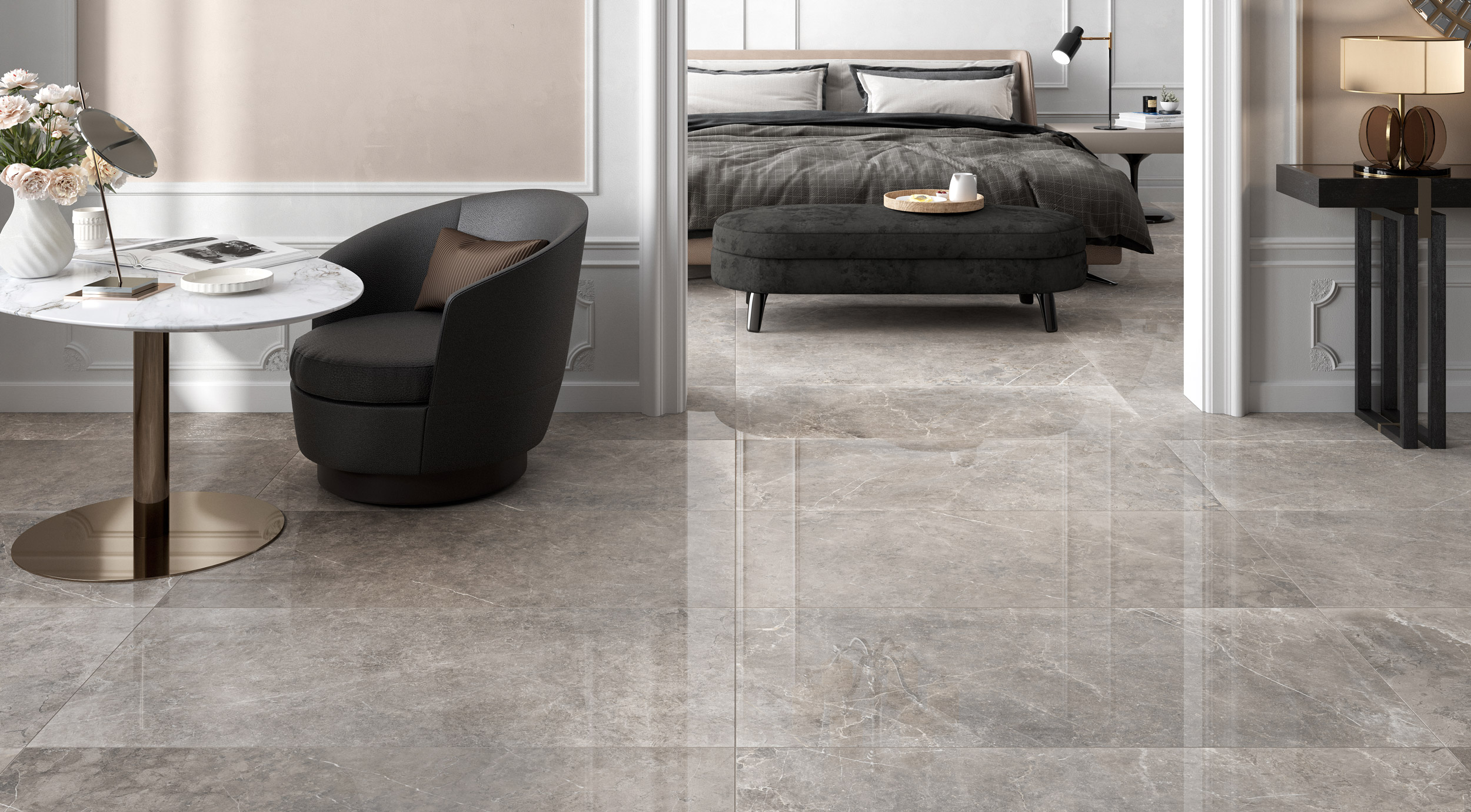 Tiles for the Living and Sleeping areas Canova by Ceramica Rondine