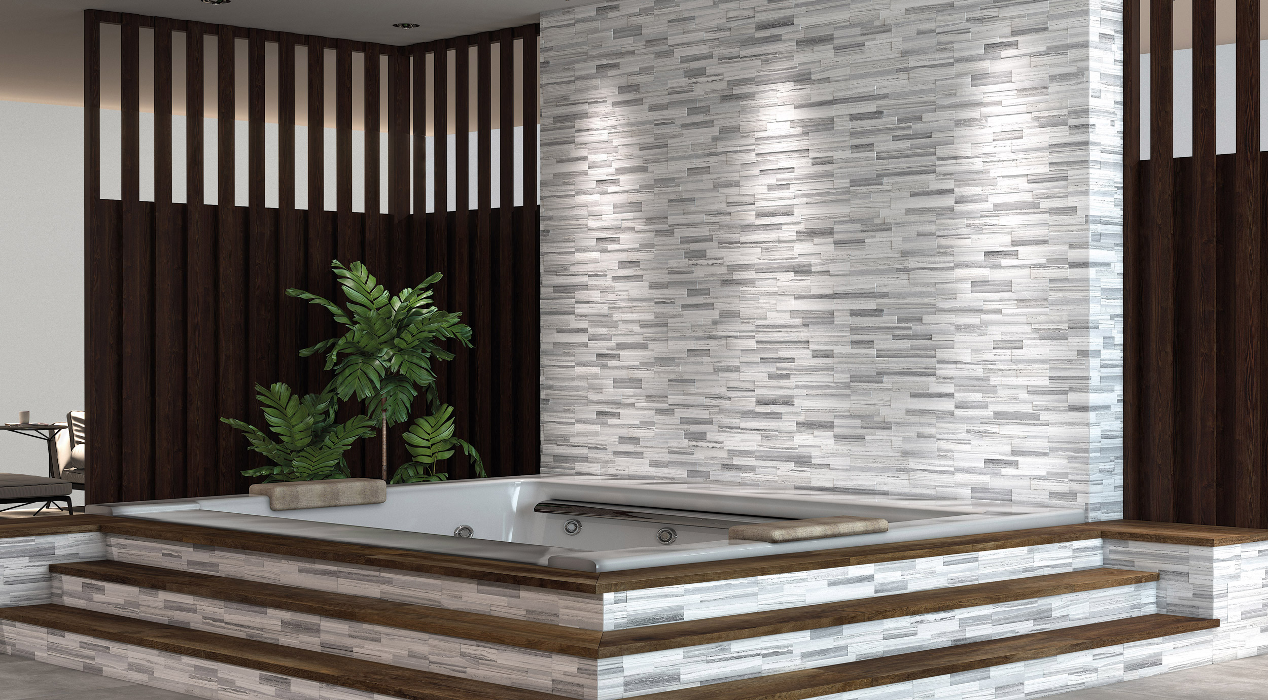 Feinsteinzeugfliese Palissandro 3d Wall Ceramica Rondine