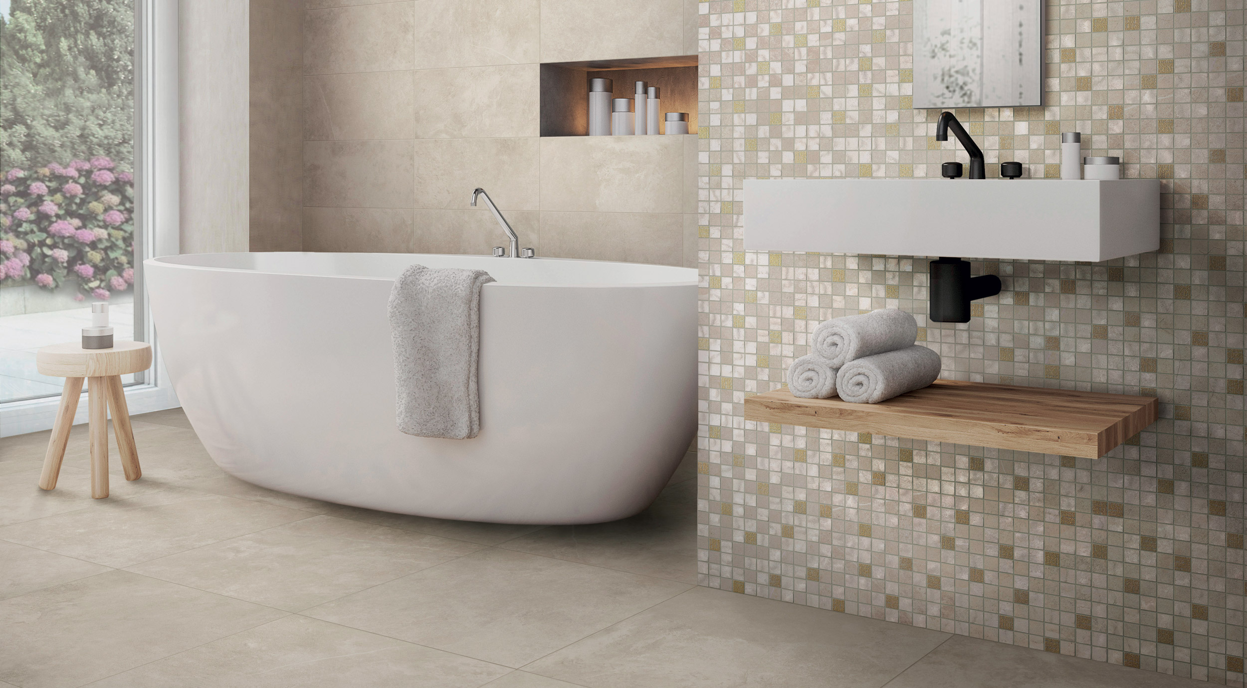Gres Effetto Pietra Naturale Pietre Di Fiume Ceramica Rondine