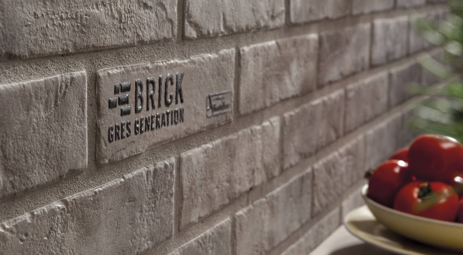 Brick effect porcelain stoneware of the Brick Generation Tribeca