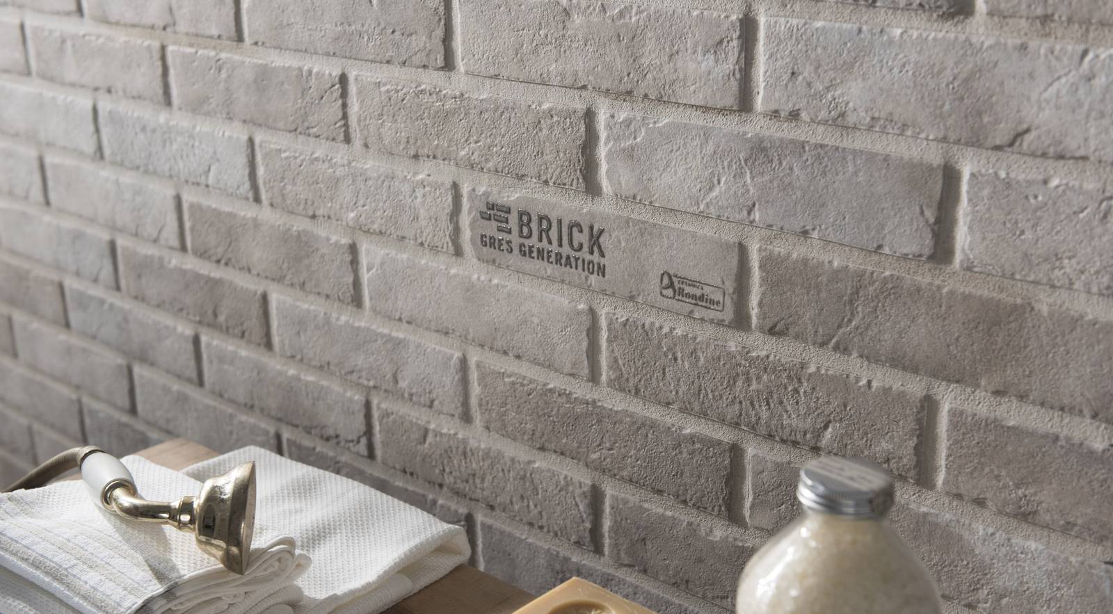 Brick effect porcelain stoneware of the Brick Generation Tribeca