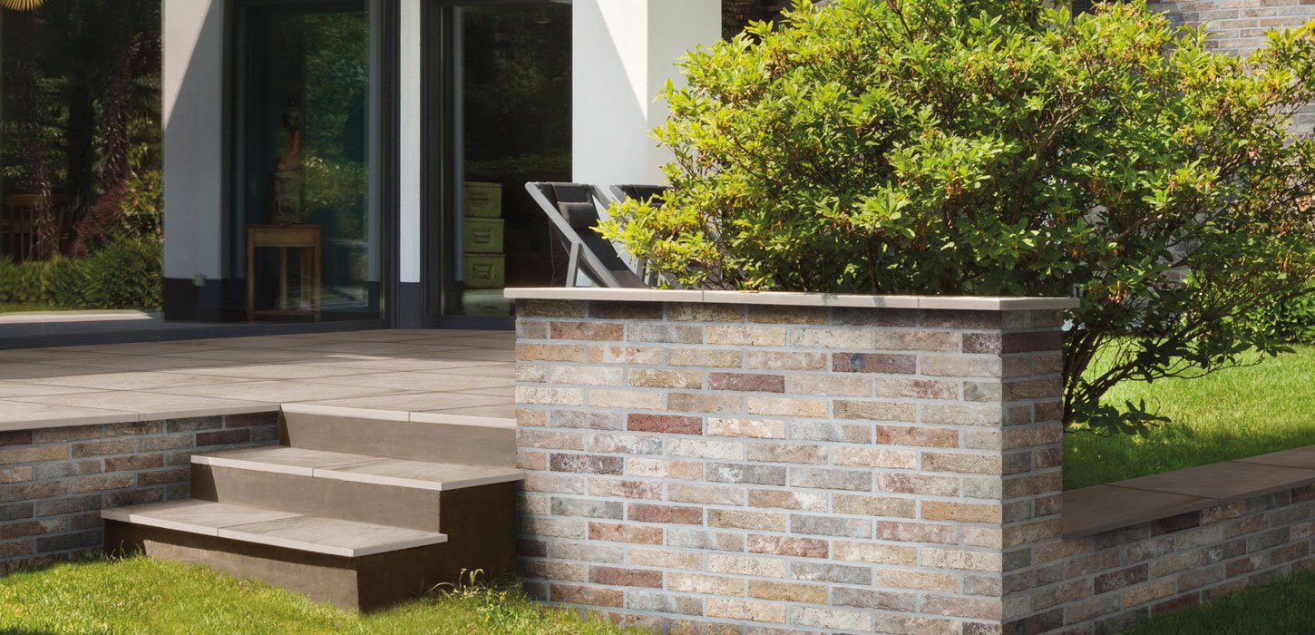 Brick effect porcelain stoneware of the Brick Generation Tribeca