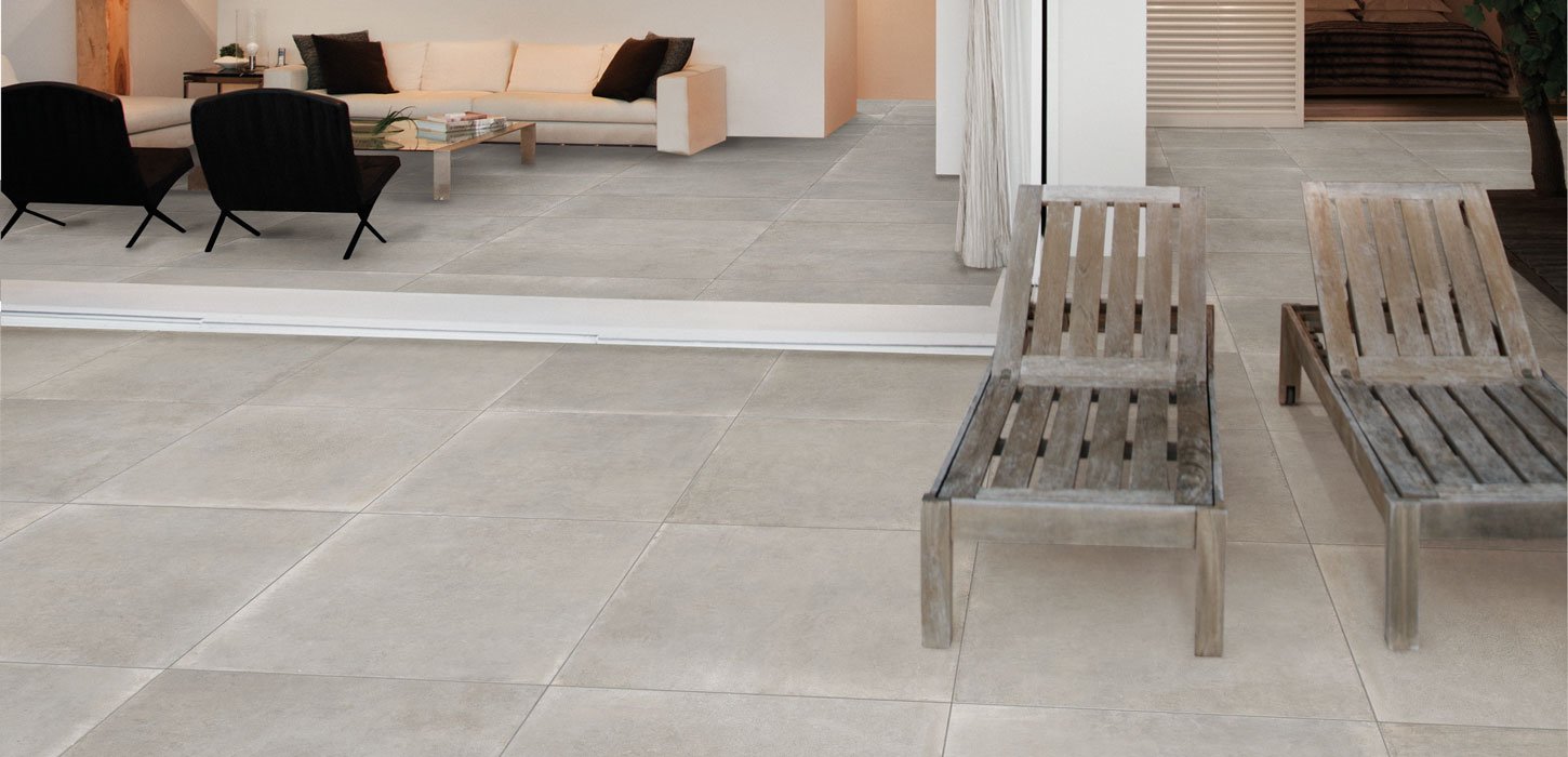 concrete concrete effect porcelain tiles