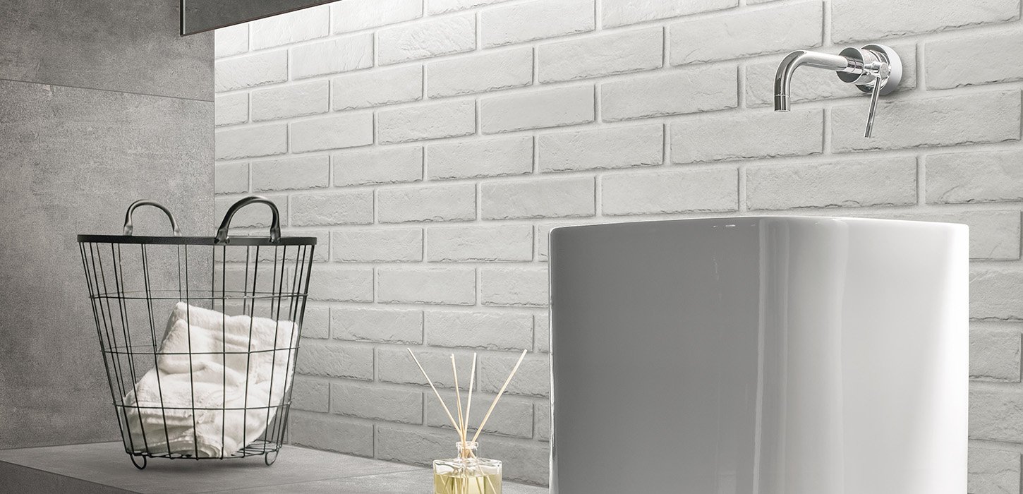 Brick Effect Tiles The Wall Ceramica Rondine