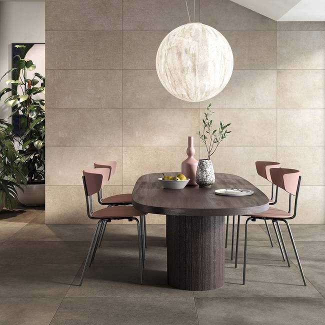 concrete effect stoneware tiles