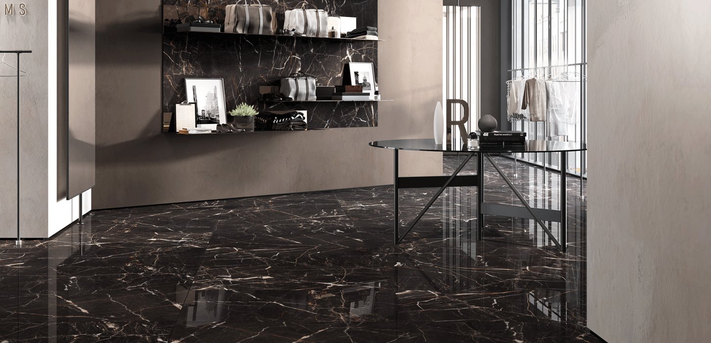 canova Marble-effect porcelain stoneware collection.