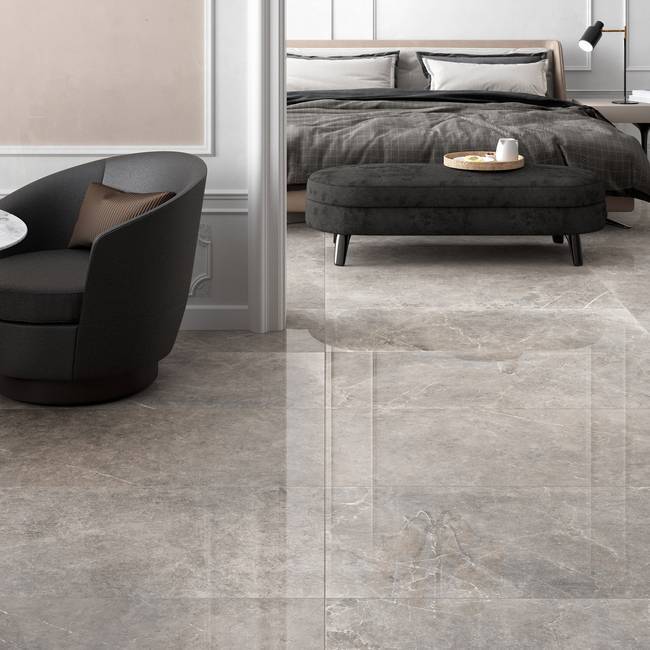 Marble-effect porcelain stoneware collection.