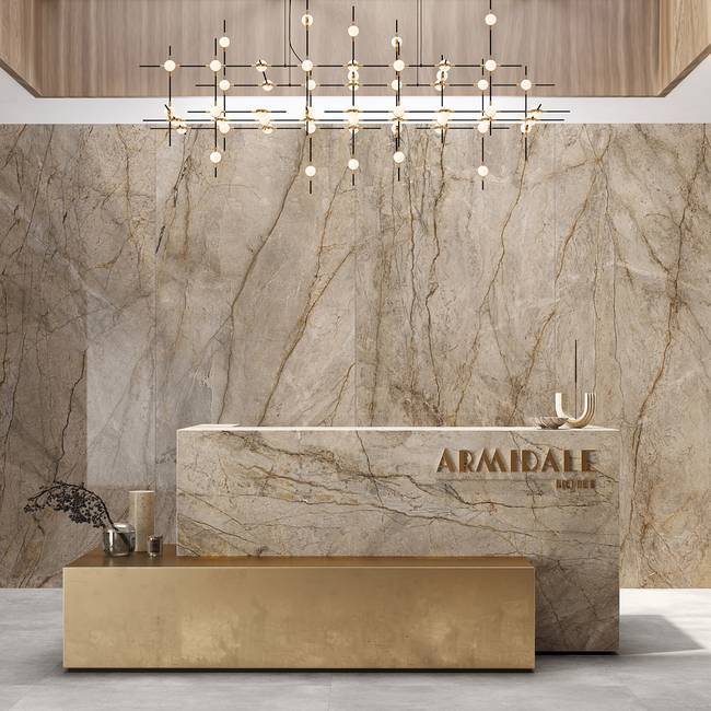 Marble effect tiles