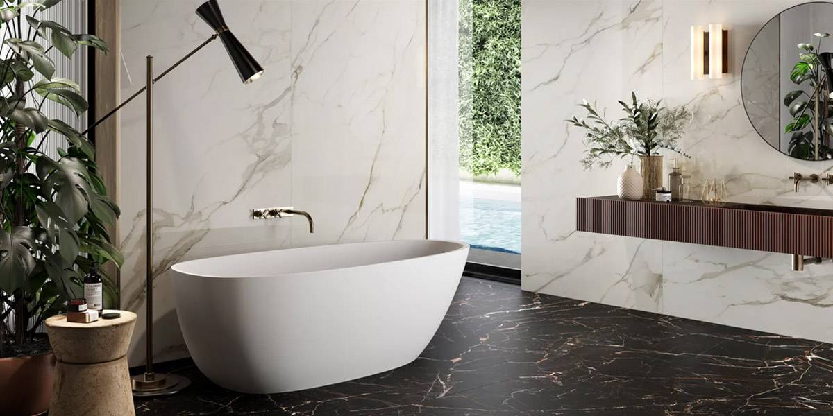 Rivestimenti per il bagno: come abbinarli all'arredo