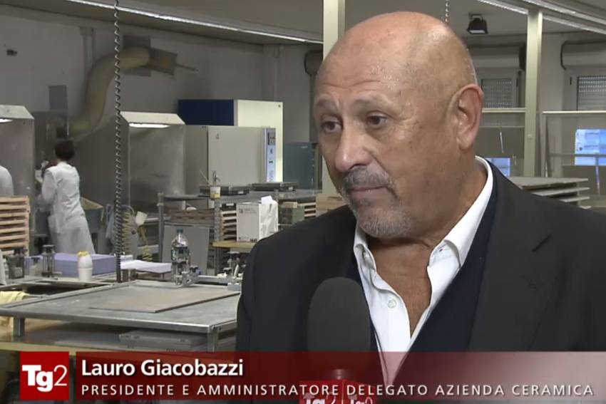Ceramica Rondine, entreprise virtuose au journal télévisé italien Tg2