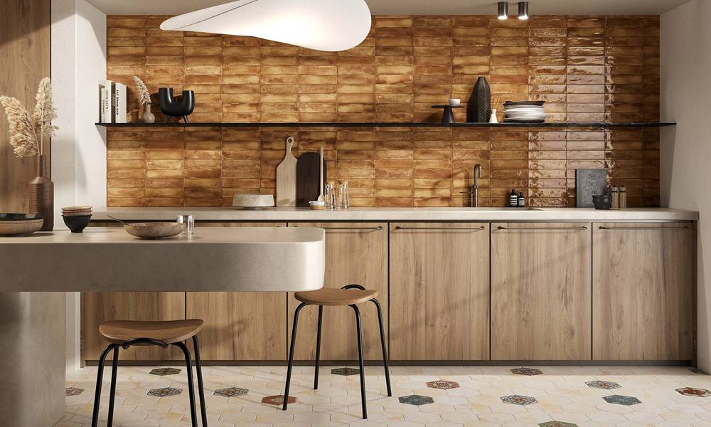 Il fascino del rustico moderno: rinnovare la cucina con l'effetto mattoncino