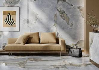 Pavimento per salotto in gres porcellanato blu: fascino e carattere