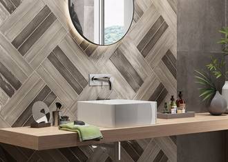 Porcelain stoneware: the elegant and safe choice for your wall coverings.